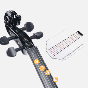 ADM Acoustic Violin for Kids Beginners,1/4 Size Acoustic Violin Fiddle for Teens Students Violin Starter Kit with Hard Case, Rosin, Shoulder Rest, Bow, Violin Music Stand and Strings,Black
