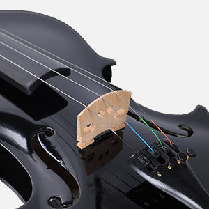 ADM Acoustic Violin for Kids Beginners,1/4 Size Acoustic Violin Fiddle for Teens Students Violin Starter Kit with Hard Case, Rosin, Shoulder Rest, Bow, Violin Music Stand and Strings,Black