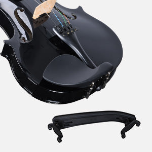ADM Acoustic Violin for Kids Beginners,1/4 Size Acoustic Violin Fiddle for Teens Students Violin Starter Kit with Hard Case, Rosin, Shoulder Rest, Bow, Violin Music Stand and Strings,Black
