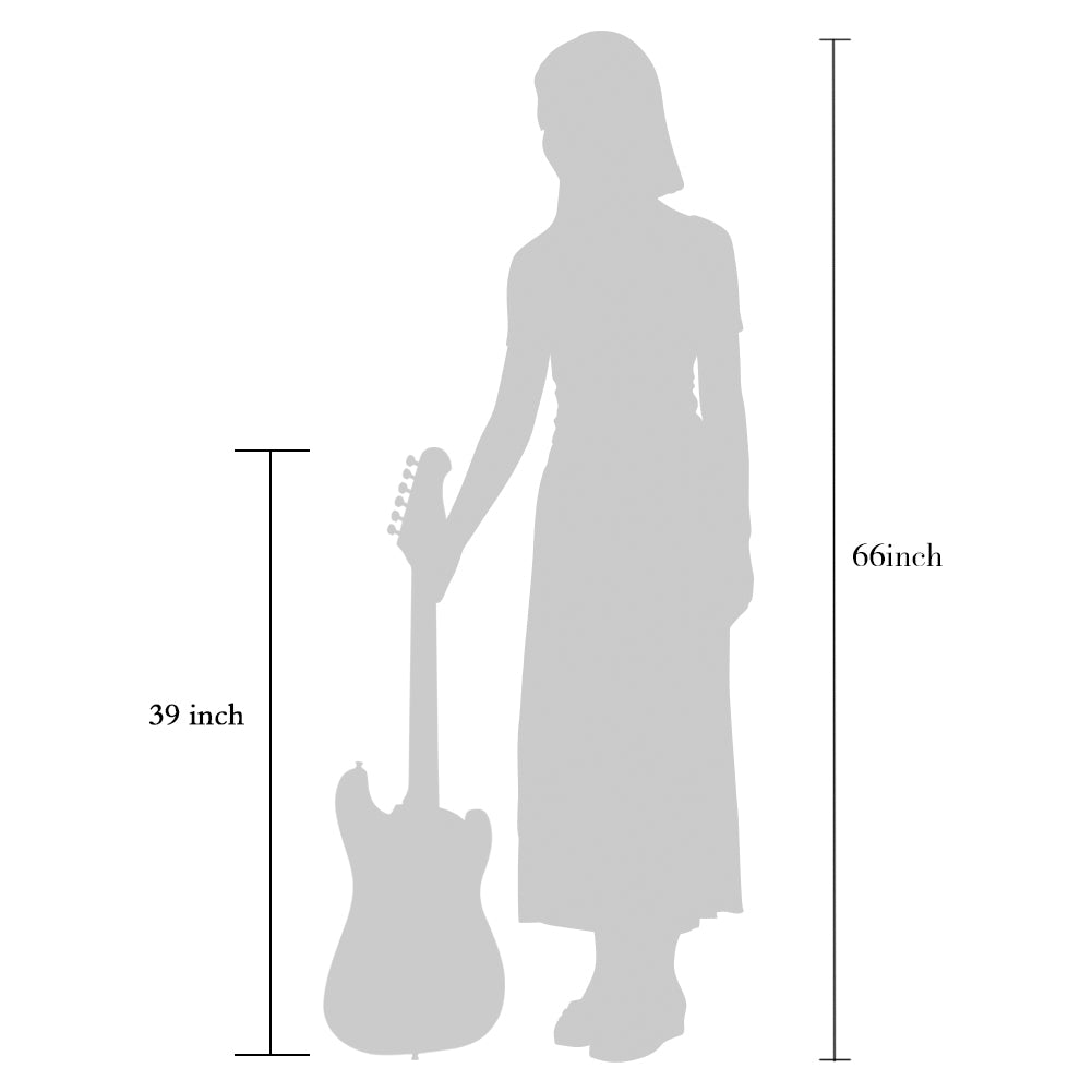 ADM Electric Guitar Beginner Kit 39 Inch Full Size Guitar Package,Glossy Blue