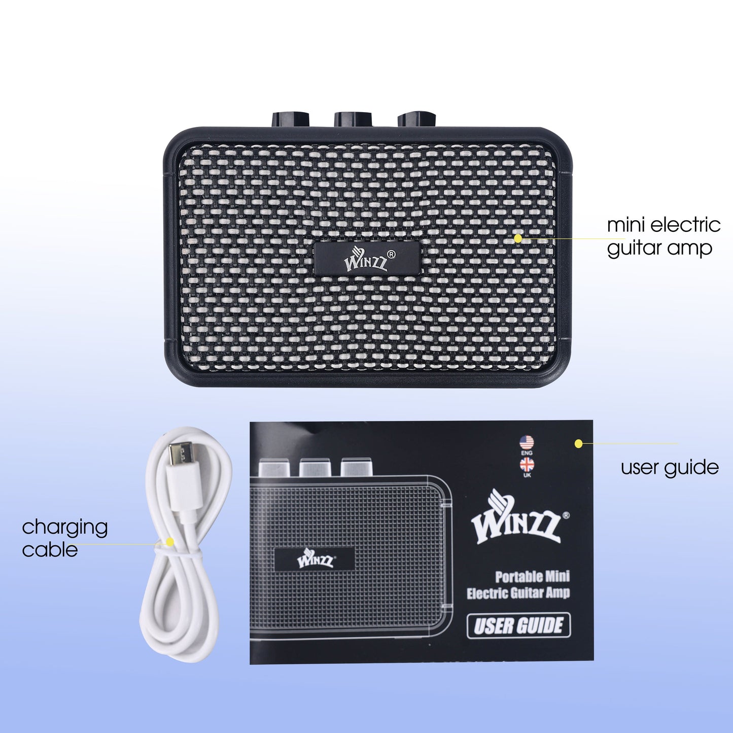 WINZZ 5W Mini Electric Guitar Amplifier