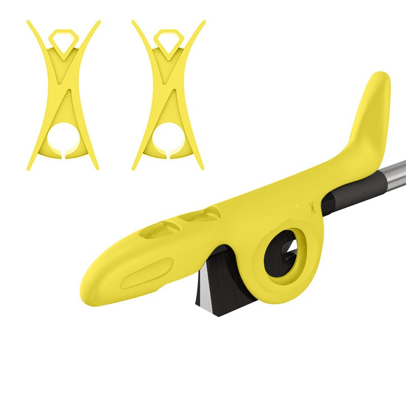 Beginner-Friendly Silicone Violin Bow Holder - Easy Install, Non-Slip Grip in 8 Vibrant Colors (Orange, White, Purple, Black, Grey, Pink, Blue, Yellow) + Bonus Bow Stoppers & Instruction Manual - Perfect for Secure & Comfortable Violin/Viola Bow Hold