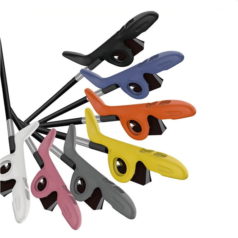 Beginner-Friendly Silicone Violin Bow Holder - Easy Install, Non-Slip Grip in 8 Vibrant Colors (Orange, White, Purple, Black, Grey, Pink, Blue, Yellow) + Bonus Bow Stoppers & Instruction Manual - Perfect for Secure & Comfortable Violin/Viola Bow Hold