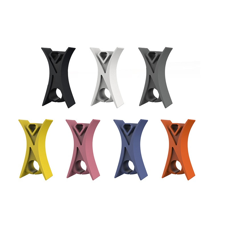 Beginner-Friendly Silicone Violin Bow Holder - Easy Install, Non-Slip Grip in 8 Vibrant Colors (Orange, White, Purple, Black, Grey, Pink, Blue, Yellow) + Bonus Bow Stoppers & Instruction Manual - Perfect for Secure & Comfortable Violin/Viola Bow Hold