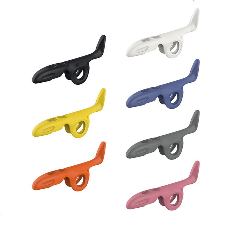 Beginner-Friendly Silicone Violin Bow Holder - Easy Install, Non-Slip Grip in 8 Vibrant Colors (Orange, White, Purple, Black, Grey, Pink, Blue, Yellow) + Bonus Bow Stoppers & Instruction Manual - Perfect for Secure & Comfortable Violin/Viola Bow Hold