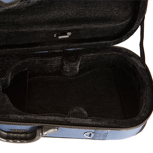adm 4/4 Full Size Violin Hard Case Basic Professional Triangular Shape Backpack, Super Light Suspension, Blue