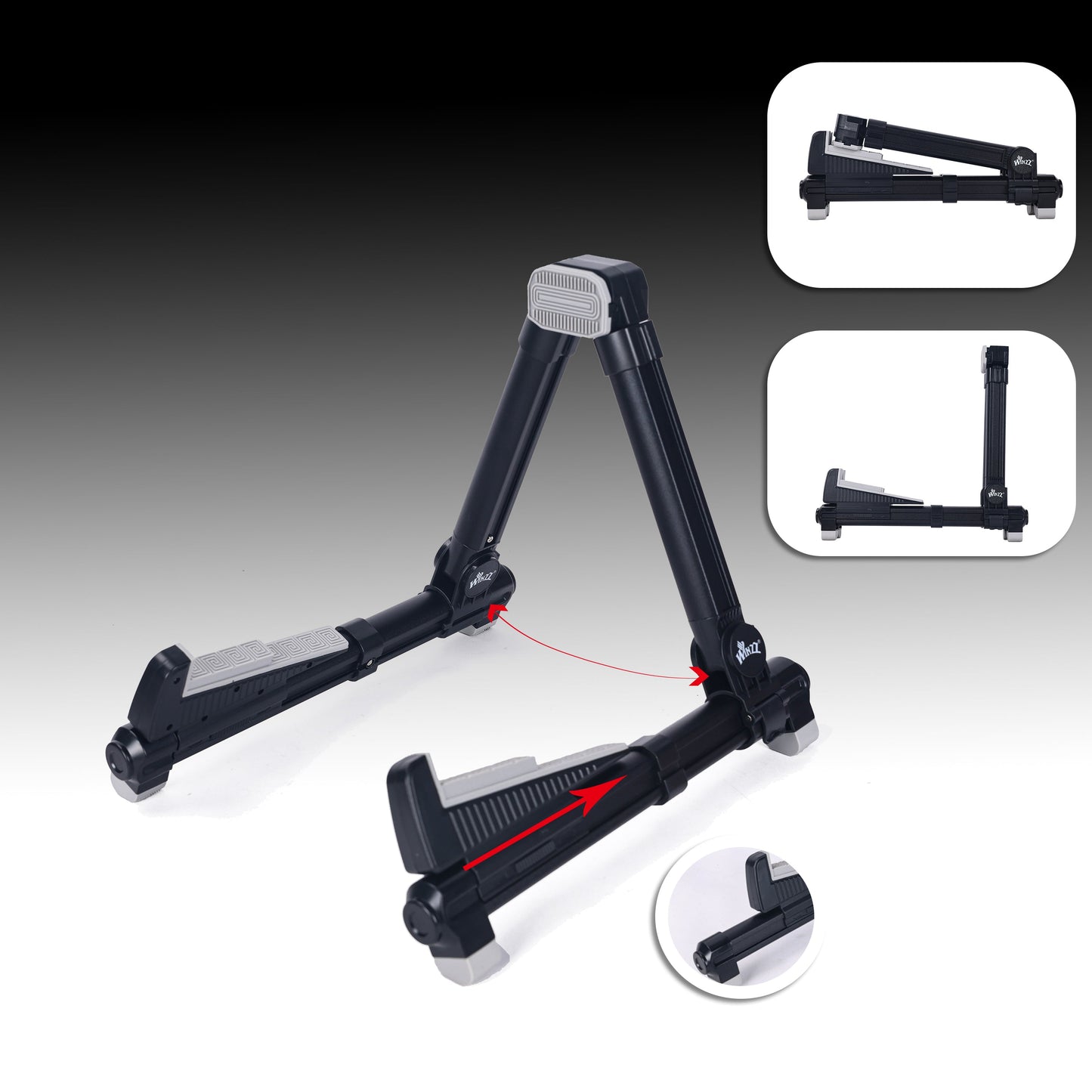 WINZZ Professional Portable Adjustable Stand for All Musical Instrument