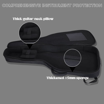 WINZZ 41 Inch 15MMThick Acoustic Guitar Bag