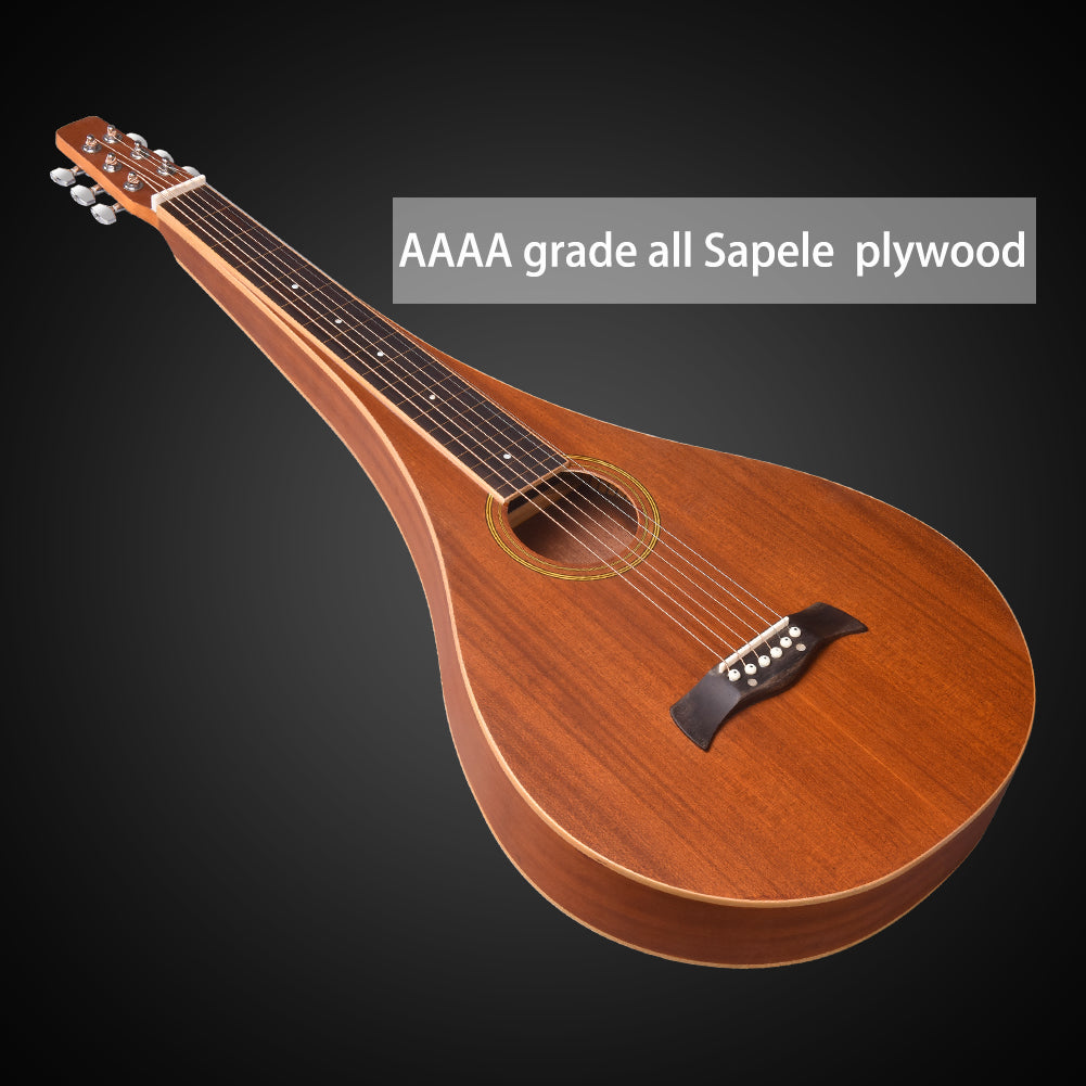 ADM Hawaiian Weissenborn Classic Acoustic Lap Steel Guitar for Enthusiasts