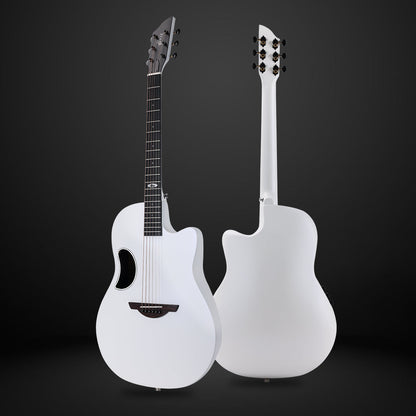 WINZZ AFO300CE Electro-Acoustic Guitar - Solid Spruce Top, Carbon Fiber Back, Professional Performance Quality
