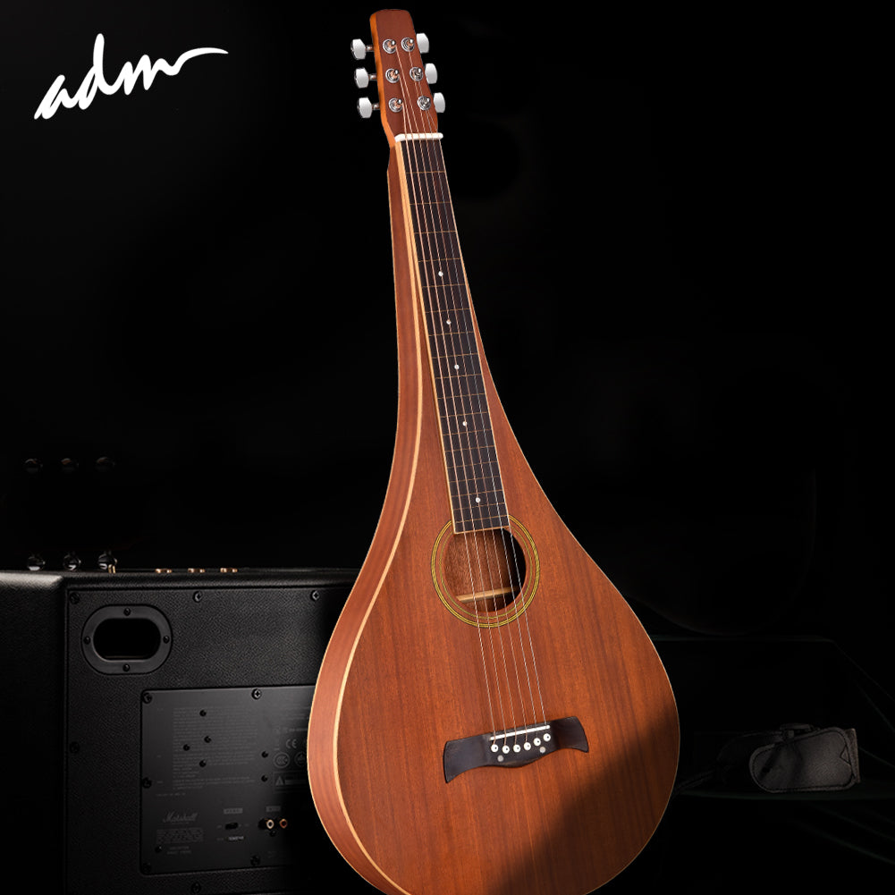 ADM Hawaiian Weissenborn Classic Acoustic Lap Steel Guitar for Enthusiasts