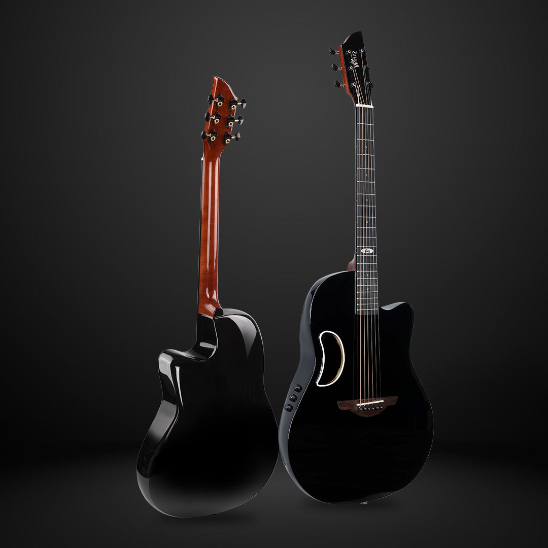 WINZZ AFO300C Solid Spruce Top With Carbon Fiber Back Acoustic Guitar