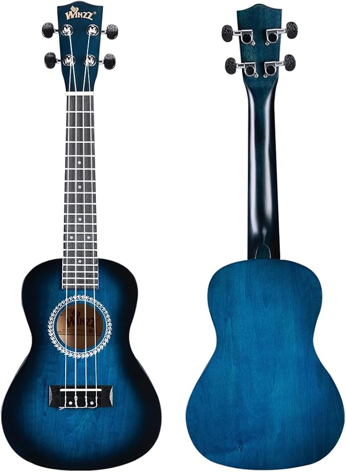 WINZZ HAND RUBBED Series-AU-H01A  Vintage Hawaiian Beginner Ukulele