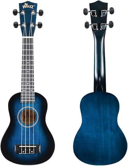 WINZZ HAND RUBBED Series-AU-H01A  Vintage Hawaiian Beginner Ukulele