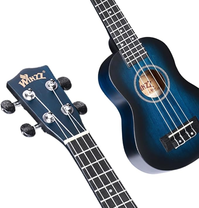 WINZZ HAND RUBBED Series-AU-H01A  Vintage Hawaiian Beginner Ukulele