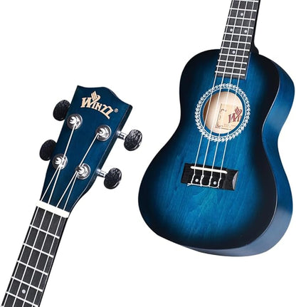 WINZZ HAND RUBBED Series-AU-H01A  Vintage Hawaiian Beginner Ukulele