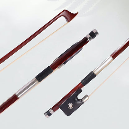 ADM Student Cello Bow, Well Balanced Handmade Brazilwood Classic Cellos Bow Light Weight with Horsehair, Ebony Frog for Beginners