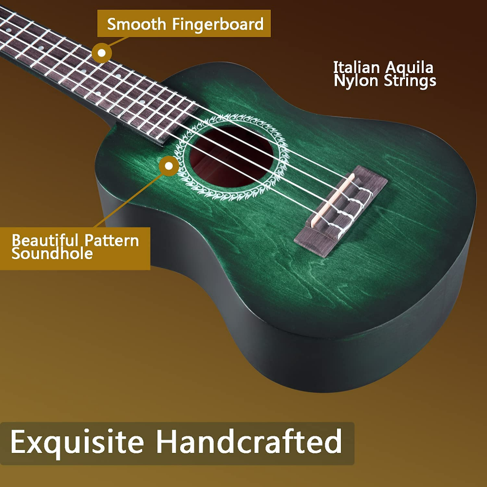 WINZZ HAND RUBBED Series-AU-H01A Vintage Hawaiian Beginner Ukulele