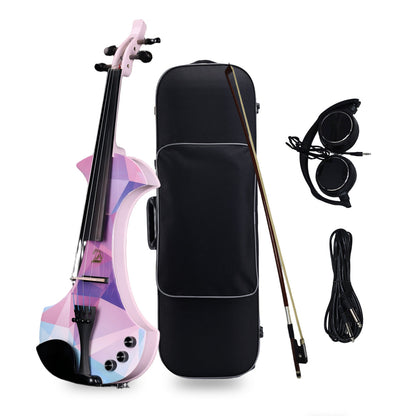 Aileen 20th Anniversary Edition AV-D501 ELECTRIC VIOLIN -4/4 Electric Violin with Carbon Fiber Top, Ebony Fingerboard, Piezo Pickup