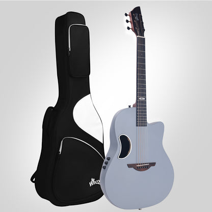（Rick's Exclusive Discount）WINZZ AFO300CE Electro-Acoustic Guitar - Solid Spruce Top, Carbon Fiber Back, Professional Performance Quality