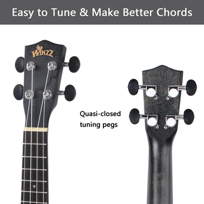 WINZZ HAND RUBBED Series-AU-H01A Vintage Hawaiian Beginner Ukulele