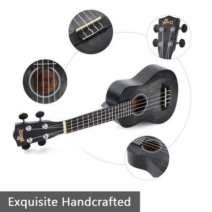 WINZZ HAND RUBBED Series-AU-H01A Vintage Hawaiian Beginner Ukulele