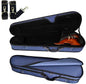 adm 4/4 Full Size Violin Hard Case Basic Professional Triangular Shape Backpack, Super Light Suspension, Blue